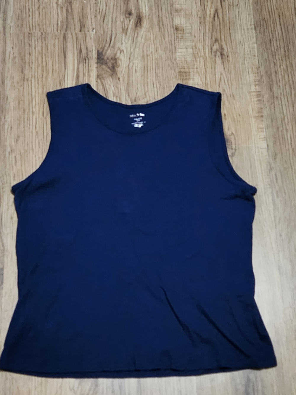 White Stag Navy Sleeveless Crewneck Tank